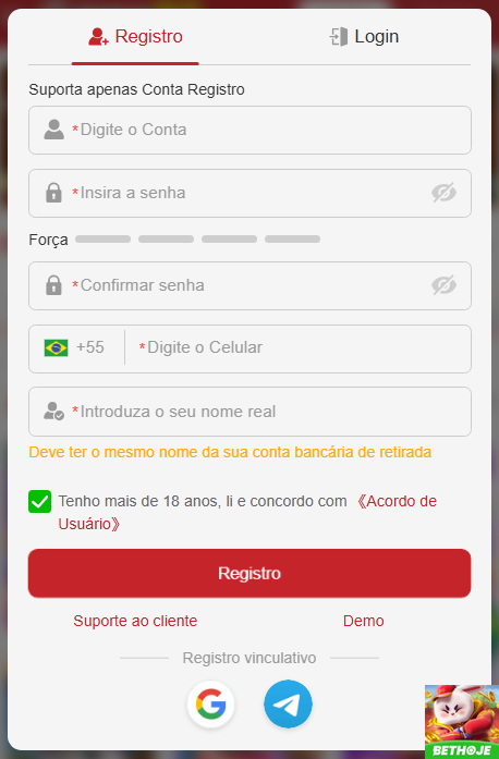 Experiência de Jogos bethoje.com